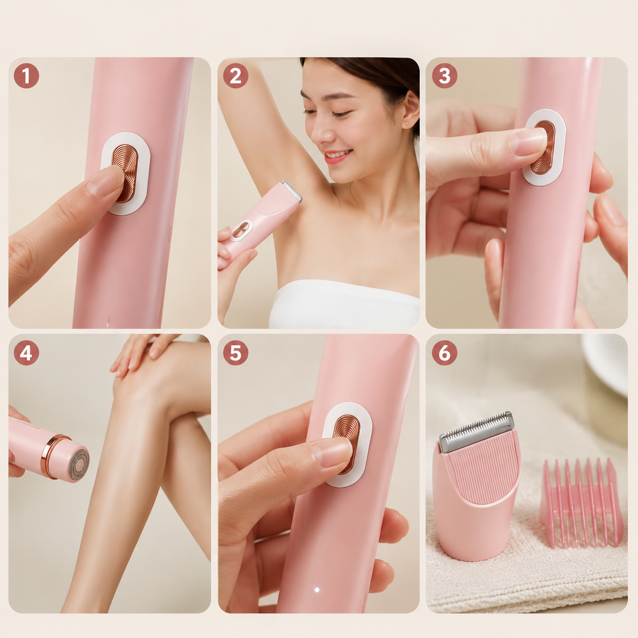 LumaTrim's 2-In-1 Electric Shaver & Trimmer